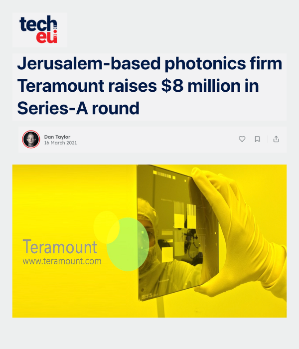 Tech.eu - Teramount raises $8M in Series-A round