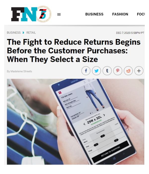 Footwear News - The Fight to Reduce Returns Begins Before the Customer Purchases