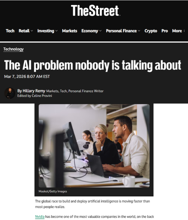 TheStreet - The AI problem nobody is talking about - Vayu, Axialent